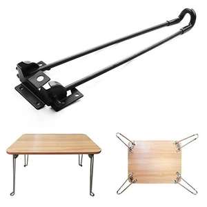 Horquilla portátil de acero con bloqueo de 90 grados para Blackjack, losa de madera barata desmontable Diy, patas de mesa plegables de Metal Lowes - Product Image 5