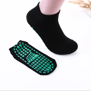 Custom Rubber Grips Yoga Sock Non Slip Anti Skid Pilates Ankle