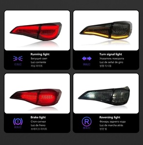 Đuôi đèn cho TOYOTA VIOS Yaris 2019 2020 2021 2022 <span class=keywords><strong>LED</strong></span> Đèn hậu phía sau dừng ánh sáng cho VIOS Yaris phụ kiện - Product Image 3