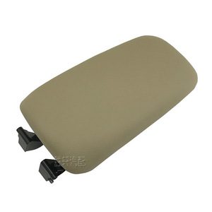 Audi A3 8P Center Armrest <b>Box</b> Cover Black Leather <b>Storage</b> Compartment Top Lid 03-12 - Product Image 3