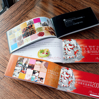 Brochure mini-livret personnalisée imprimée, impression offset, reliure plastique, plastification, format personnalisé accepté, carton