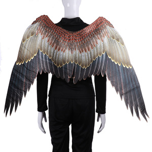 Adulte arc-en-ciel ailes Halloween fête <span class=keywords><strong>diable</strong></span> Cosplay noir et blanc ailes d'ange - Product Image 5