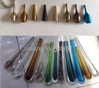 Lustre en verre LED à hauteur réglable personnalisé, angle de faisceau de 360°, pour hall d'hôtel, villa, salon, salle de banquet, luminaire suspendu