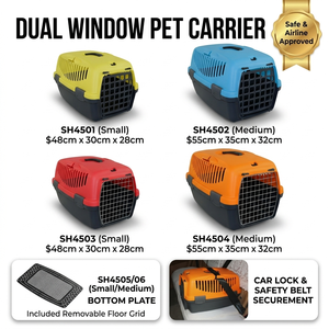 Sac de transport pour animaux de compagnie avec fenêtre en plastique ou en maille métallique, ABS, <span class=keywords><strong>plateau</strong></span> amovible, attache de sécurité pour <span class=keywords><strong>voiture</strong></span>, tailles S/M, 8 couleurs - Product Image 1