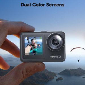 AKASO Brave 7 LE 4K60 Ultra HD 20MP Action <b>Camera</b> 131ft Underwater 2.0 Zoom Touch Screen WiFi Remote Control Helmet Accessories - Product Image 2