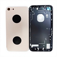 Battery Cover for 7 Plus Aluminum Alloy Rear Housing <strong>Case</strong> with Side Buttons Camera Lens Bar Design-Original Replacement