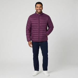Fabricant de vêtements OEM – Manteau d'hiver chaud, doudoune d'extérieur personnalisée de haute qualité, col montant, style urbain en toile - Product Image 1