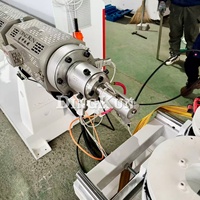 Máquina de Alta Calidad para Fabricar Tubería Corrugada de PVC, Extrusora de Tubos de Aire Acondicionado de PVC, Línea de Producción de Extrusoras de Plástico