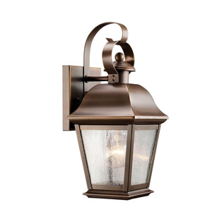 Moderno Solar LED Linterna Bronce Luces de pared al aire libre Forma cuadrada Lámparas de pared al aire libre - Product Image 1