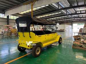Carro de Golf Eléctrico Clásico Retro de 4 Plazas, 48V 5KW, para Alquiler en Bodas, Venta al Por Mayor - Product Image 5