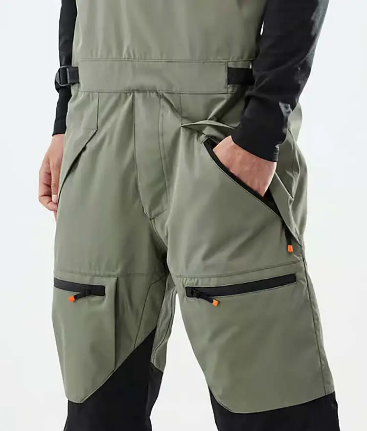 Babero de esquí Pantalones de snowboard y pantalones de esquí Monos deportivos de invierno al aire libre Ropa deportiva Pantalones aislados a prueba de viento e impermeables Unisex