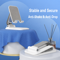 Support de téléphone pliable personnalisable, support de tablette réglable pour iPhone iPad, support portable pour les appels vidéo TikTok