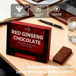Complément alimentaire au chocolat à base de ginseng rouge coréen, d'extrait d'ashwagandha, de L-théanine et de vitamines B6 pour améliorer l'immunité et soutenir les antioxydants - Product Image 2