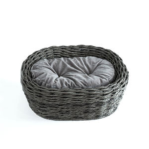 Maßgefertigtes Indoor-Hundebett aus Rattan, Komfortables Umweltfreundliches Weidenbett für Katzen und Haustiere - Product Image 5