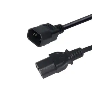 Hot Selling Female Male Customized Iec Plug Up Pdu 250V C13 C14 Extension Power Connector Cord