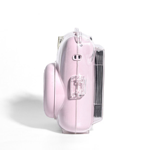 Étui de protection transparent pour Fujifilm <span class=keywords><strong>Instax</strong></span> Mini 12, coque rigide anti-rayures avec poche photo et bandoulière - Product Image 5