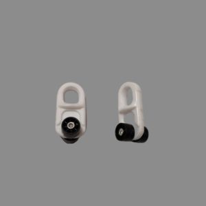 รางม่านสามช่องแบบแบนสีขาวรางม่านโลหะผสมปรับแต่งได้ - Product Image 3