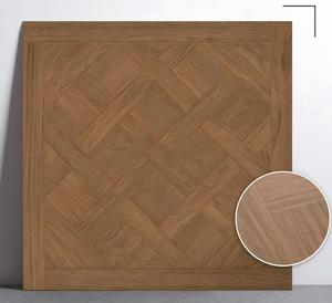 Carrelage en porcelaine imitation <span class=keywords><strong>parquet</strong></span> grain de bois 800x800mm, épaisseur 9mm, surface mate micro-gaufrée, résistant à l'usure, antidérapant, pour villa moderne - Product Image 2