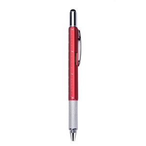 Bolígrafo Multifuncional 5 en 1, Diseño Novedoso en Color Amarillo, con Punta de Metal, Destornillador, Regla y Graduador, 1.0 mm - Product Image 2
