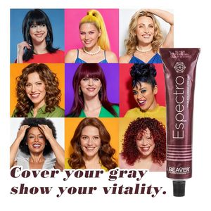 BEAVER Private Label Professionelle Salon-Luxus Glänzende Haarfarbe-Creme Natürliche Färbung Semi-Permanente Haarfärbecreme - Product Image 3
