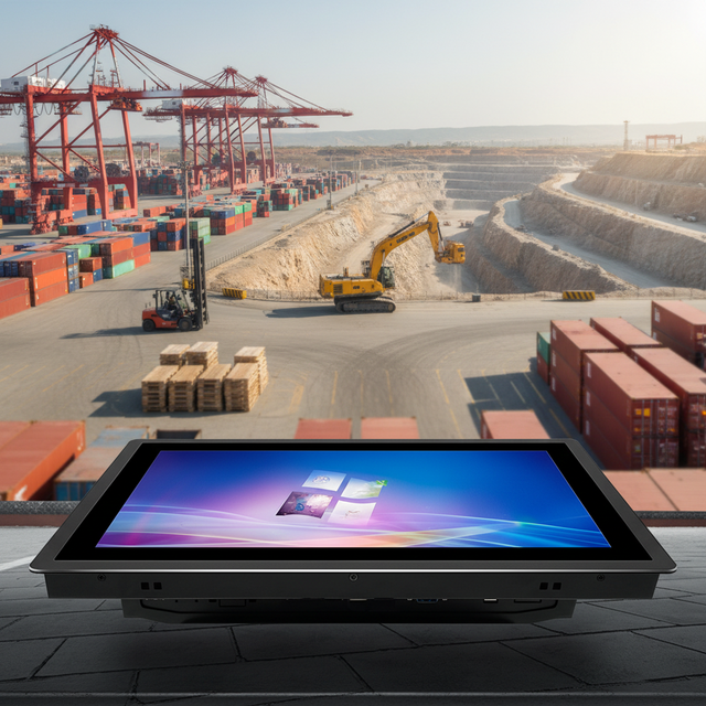 21/21.5/22 Inch Industrial IP65 Waterproof Monitor Wall-Mounted Embedded Capacitive PCAP Touch Screen Display