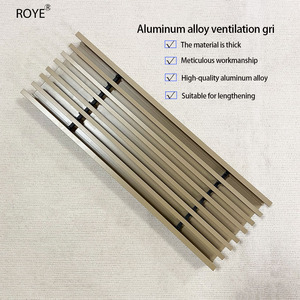 Tùy chỉnh hiện đại vuông bền khuếch tán không khí lưới tản nhiệt văn phòng tường điều hòa không khí trở lại lưỡi góc hợp kim nhôm kho - Product Image 2