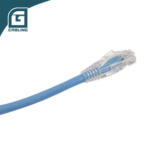 Câble Ethernet Gcabling ultra fin et flexible 32AWG 0.5 SFTP Cat6a Orange Cat6 UTP RJ45, <span class=keywords><strong>test</strong></span>é, emballé, vente en gros - Product Image 1