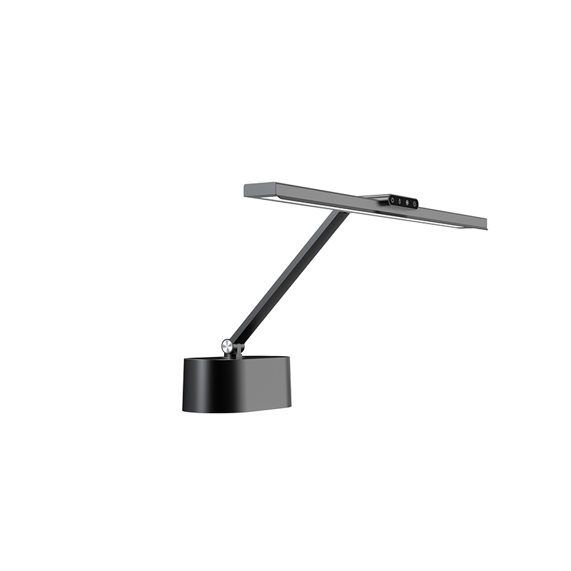 24W LED Task Lamp Black Professional Reading Light for Architect Studio High CRI 95 Slide Dimmable Lamp with Study Timer
