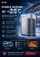 Système de climatisation multi-zones LG VRF de qualité industrielle, robuste, longue durée de vie, avec service d'assistance expert et couverture complète