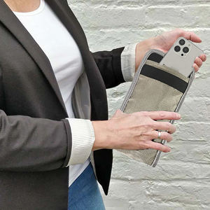 Pochette Faraday RFID anti-GPS pour protection de la vie privée des téléphones portables, étui de protection pour téléphone, blocage du signal GPS, sac de sécurité en polyester - Product Image 3