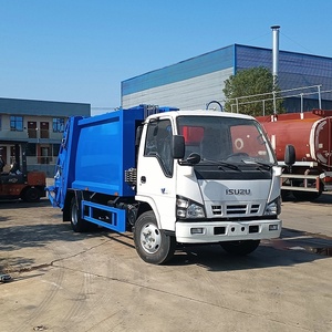 Isuzu 600P 4x2 6000L Diesel Manual High Performance Rear Loader <b>Waste</b> Truck Garbage Compactor for Sale - Product Image 2