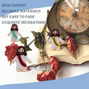 मिनी pvc धार्मिक ईस्टर गहने पर्यावरण के अनुकूल जेसस आपको थोक राल शिल्प मॉडल में खिलौने पसंद करता है - Product Image 2