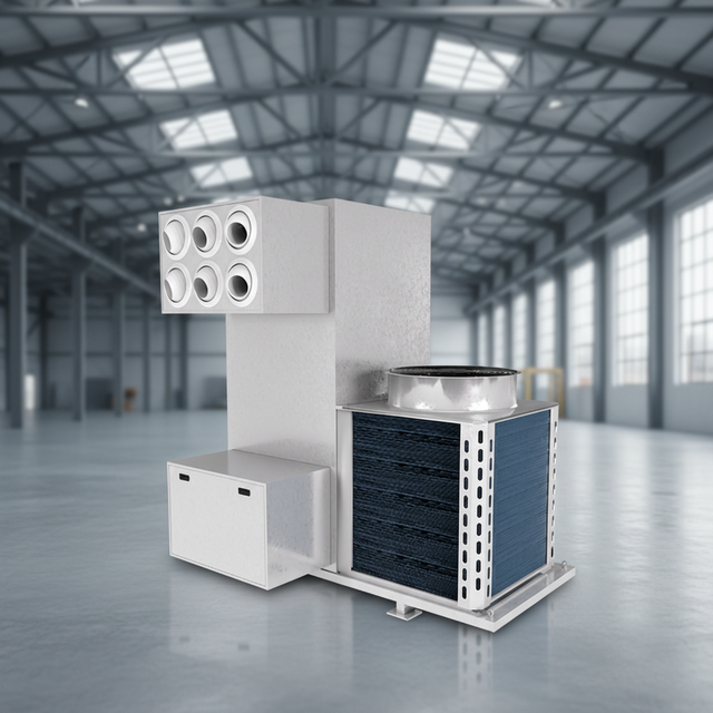 AirTS Industrial Ductless HVAC System Multi-Zone Integrated Air Conditioner for Large-Scale Climate Control