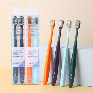 Cepillo de Dientes Antibacterial Premium para Adultos, Paquete de 2, Cerdas Suaves, Personalización Disponible, Venta Directa - Product Image 2