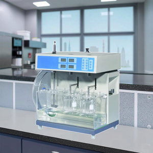 BIOSTELLAR Pharma Automatic <strong>Tablet</strong> Tester Four-Usage Equipment <strong>for</strong> <strong>Friability</strong> Disintegration Hardness Dissolution Analysis - Product Image 3
