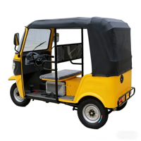 Mototaxi con Techo Impermeable para Servicio Todo el Año, Carga Pesada, Descuento