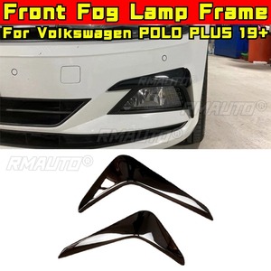 Para Volkswagen POLO PLUS 2019+ Marco Decorativo para Faros Antiniebla Delanteros, Embellecedor de Parachoques Delantero - Product Image 1