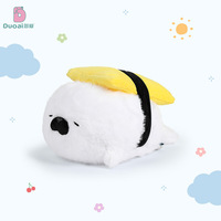 Nouvelle Peluche Mignonne de Phoque, Douce et Adorable, Figurine d'Oielette Marine, Ornement Suspendu, Coussin en Peluche Dessin Animé