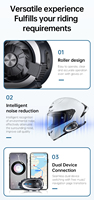 Casque audio sans fil avec caméra intégrée pour casques de cyclisme, de ski et d'escalade, système de communication audio