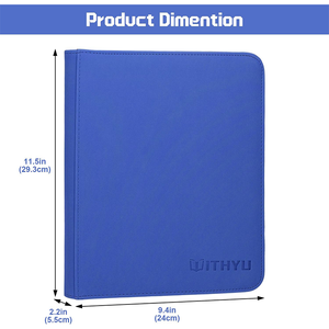Classeur à fermeture éclair personnalisé pour cartes de baseball, 4 <span class=keywords><strong>pochettes</strong></span>, format 3x4, pour collectionneurs - Product Image 6