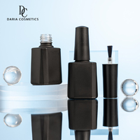Vernis à ongles gel UV LED OEM ODM 11 ml, à base d'huile, cosmétique, flacon en verre noir