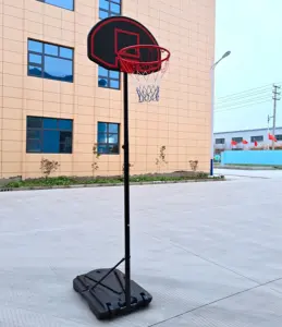 Taşınabilir basketbol potası basketbol gol sistemi yüksekliği ayarlanabilir 5.5ft-10ft Backboard ile gençler için çocuk