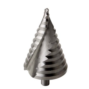 Spiral Flute <b>Step</b> <b>Drill</b> Bit 6-60Mm Wood Drilling Silver Finish - Product Image 2