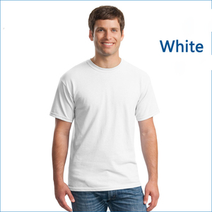 Camiseta blanca con estampado personalizado con logotipo OEM 100% algodón transpirable y <span class=keywords><strong>de</strong></span> talla grande para <span class=keywords><strong>campaña</strong></span> electoral en blanco liso - Product Image 2
