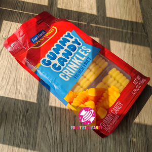 Snack exótico Gomitas Dulces Sabor a <span class=keywords><strong>fruta</strong></span> dulce Confitería suave Arrugas Papas fritas Forma Gummy Candy - Product Image 6