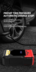 Hoge Kwaliteit <span class=keywords><strong>2</strong></span> In 1 <span class=keywords><strong>Jump</strong></span> <span class=keywords><strong>Starter</strong></span> Luchtcompressor 12V Bedrade Lading Draagbare <span class=keywords><strong>Jump</strong></span> <span class=keywords><strong>Starter</strong></span> Voor Auto - Product Image 3