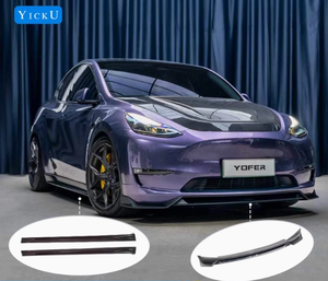 Kit de Carrocería de Nuevo Diseño para Tesla Model Y, Estilo Yofer, Piezas de Auto, Lip Delantero, Difusor Trasero, Faldones Laterales, Material PP, Conversión - Product Image 2