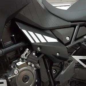 Protector Lateral de Radiador para Motocicleta <span class=keywords><strong>Suzuki</strong></span> <span class=keywords><strong>V</strong></span>-<span class=keywords><strong>Strom</strong></span> <span class=keywords><strong>800</strong></span> DE/SE/RE 2024, Nuevo Kit de Protección del Motor, Deflector Negro/Amarillo - Product Image 3