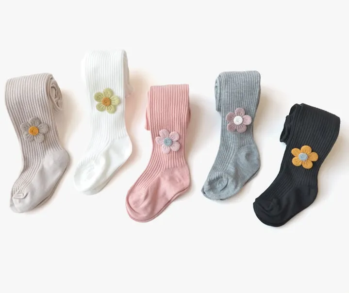 Cô Gái 'Xà Cạp Mùa Xuân/Mùa Hè Toddler Pantyhose Thêu Sọc Dọc Bé Mặc Trẻ Em Vớ