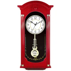 24 Inch China Factory Supply Musical Pendulum Wall Clock